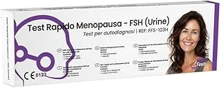 2X Test de la ménopause | Test rapide pour la détection de l'hormone FSH dans l'urine (2)| Certificat CE | Enregistré au ministère de la Santé | Résultats en 3 Minutes
