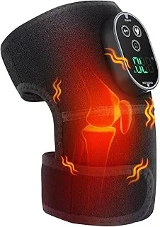 Genouillère Chauffante Sans Fil, Coussin Chauffant Pour Genou Avec Contrôle Tactile, Genouillère Chauffante Pour Épaule Et Coude Avec 6 Niveaux De Chauffage, 3 Modes De Massage, Réglages De Minuterie