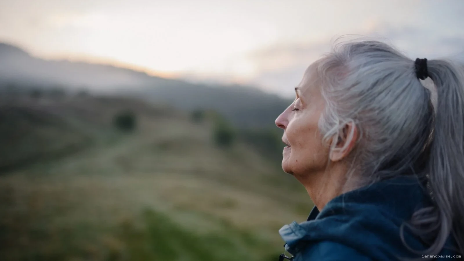 Femme pratiquant la méditation pour réduire le stress et perdre du poids à la ménopause